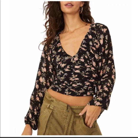 Free People Tops - NWT Free People New Final Rose Blouse